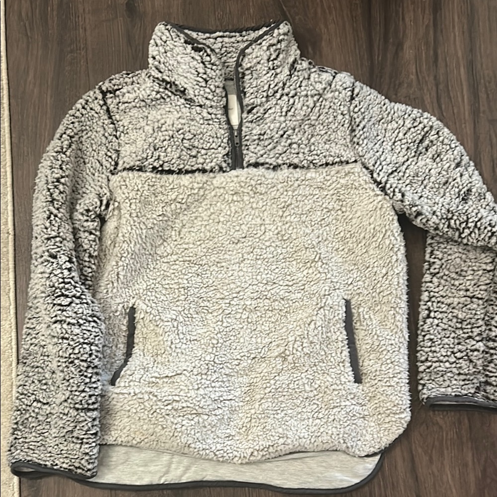 Cozy Sherpa Quarter-Zip Pullover